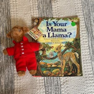 Is Your Mama a Llama book and llama toy